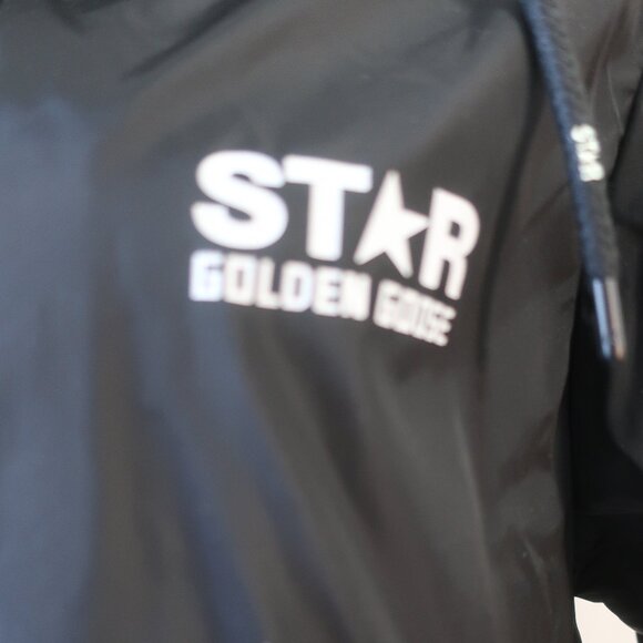 Golden Goose Daris GWP01032-P000596.80203 Star Windbreaker Jacket 38 US/XXS - Picture 5 of 12